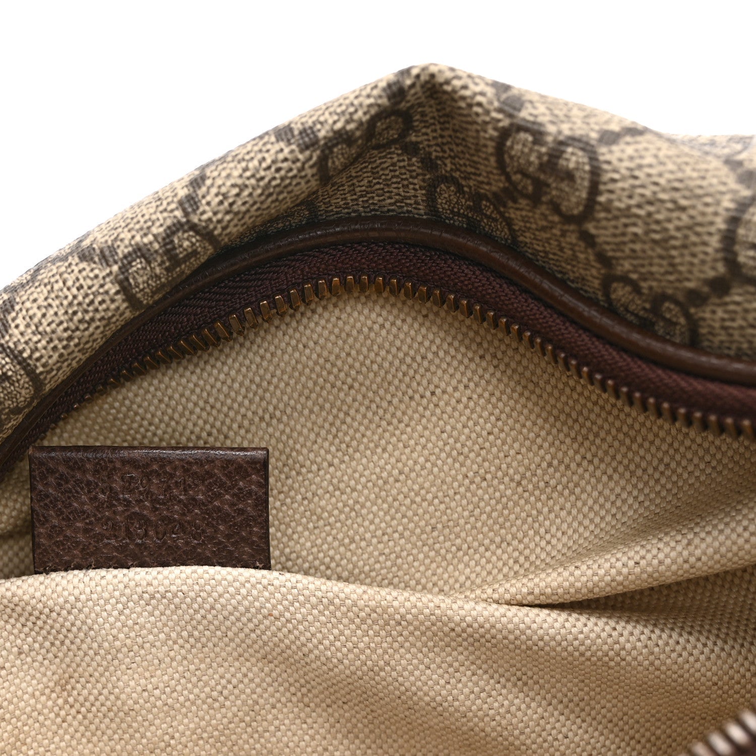 GG Supreme Monogram Courrier Belt Bag  Beige New Acero