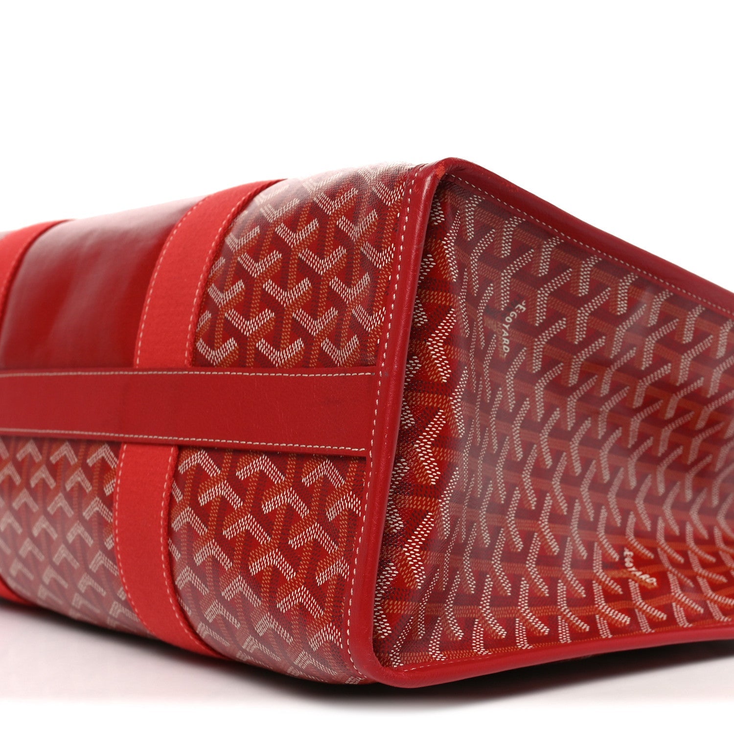 Goyardine Villette Tote Red