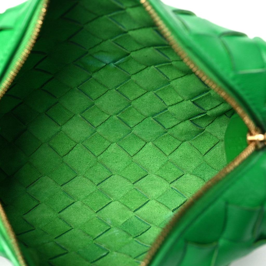 Nappa Intrecciato Mini Loop Camera Bag Parakeet