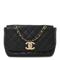 Caviar Quilted Jumbo Single Flap Black