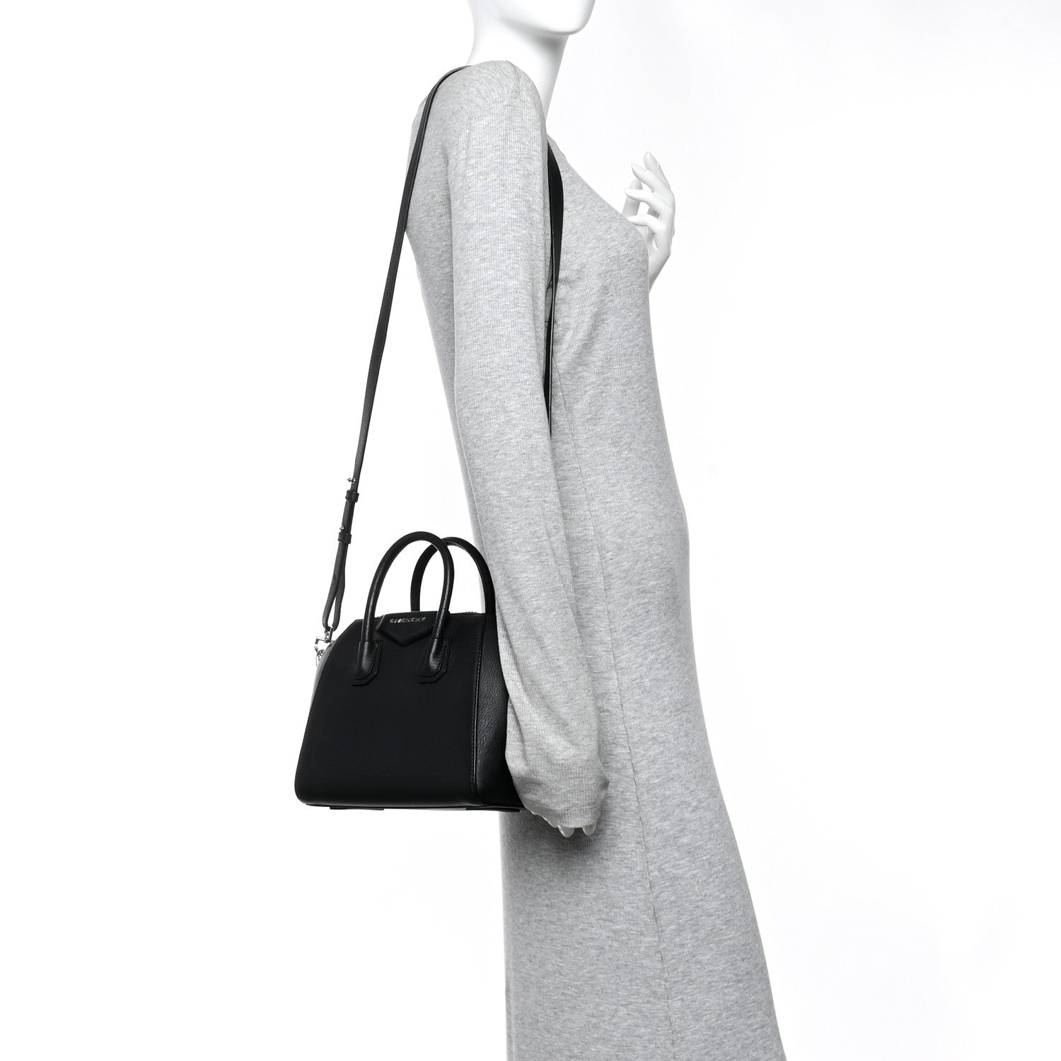 Sugar Goatskin Mini Antigona Black