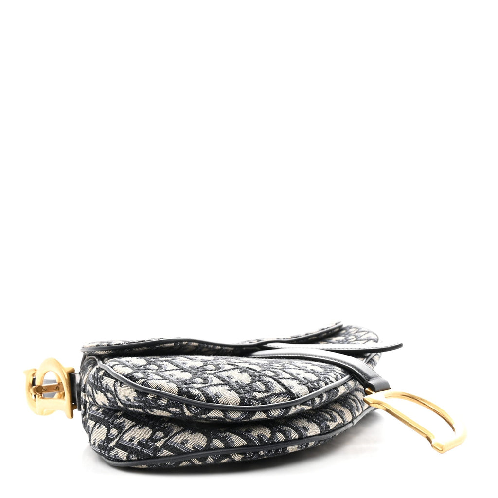 Oblique Saddle Bag Blue