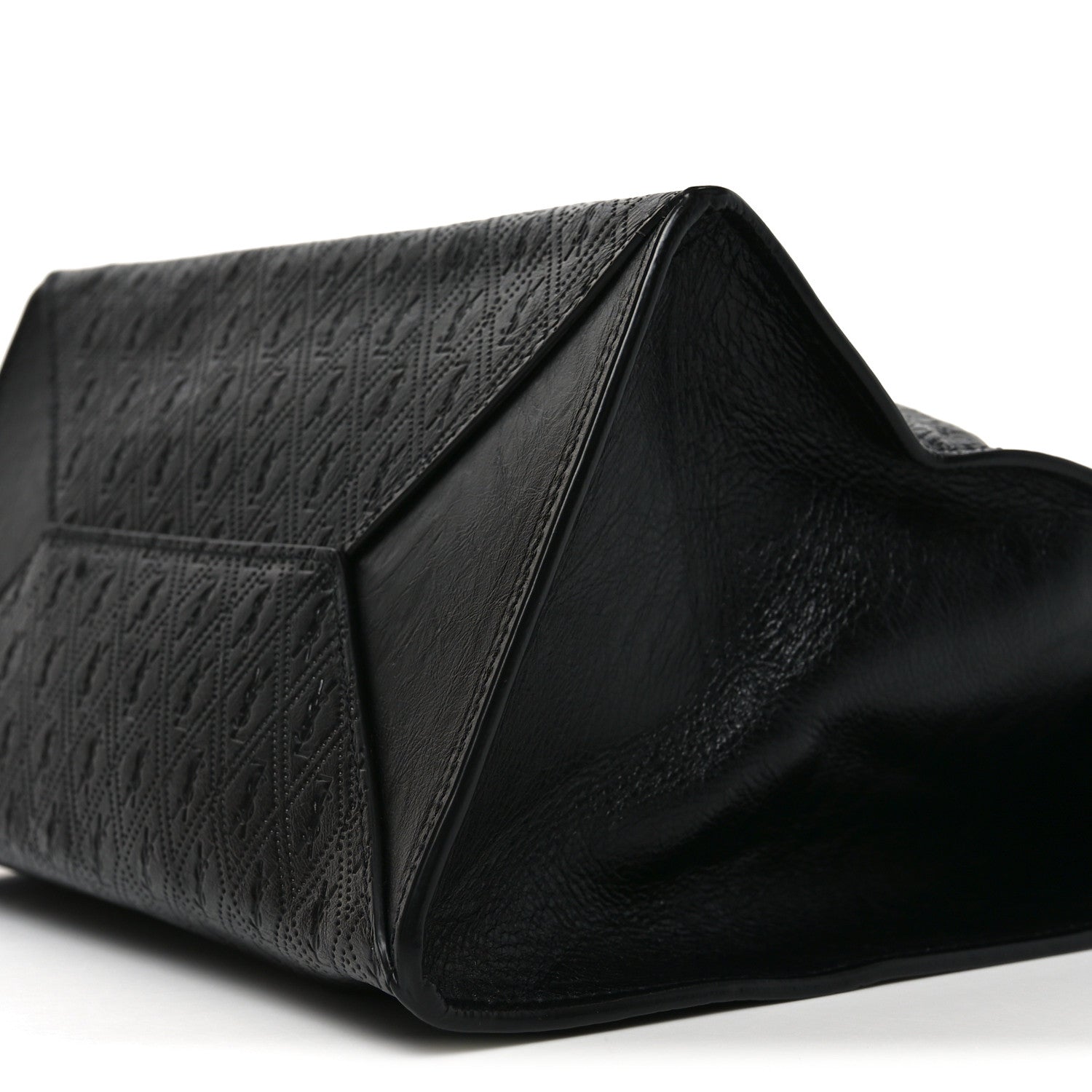 Calfskin Monogram Deli Paper Bag Vintage Black