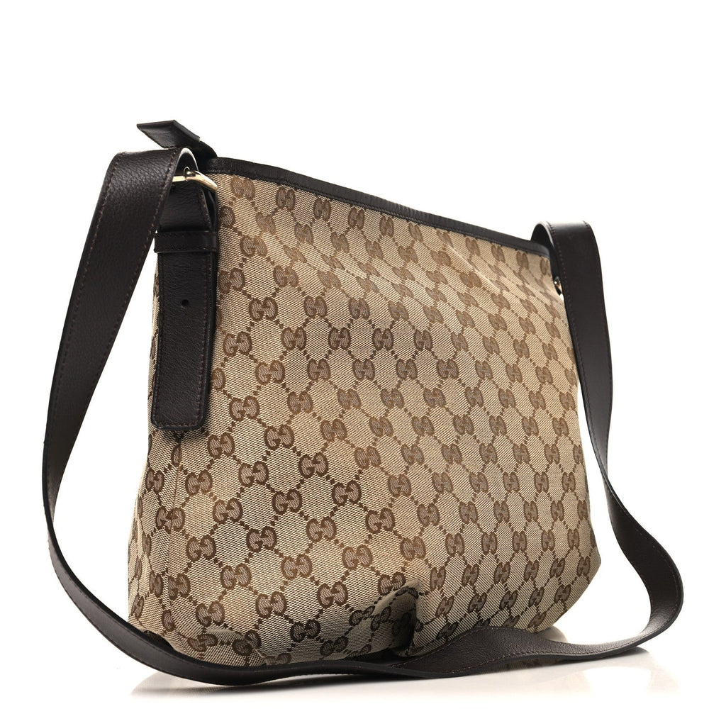 Monogram Messenger Bag Dark Brown