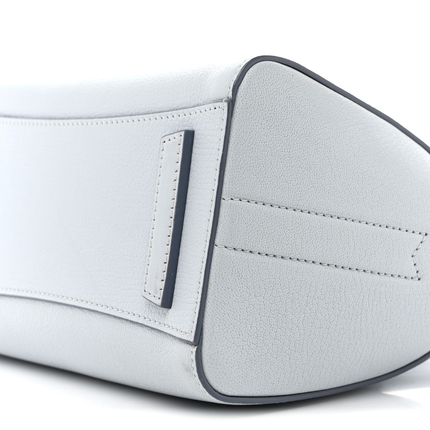 Sugar Goatskin Mini Antigona Baby Blue