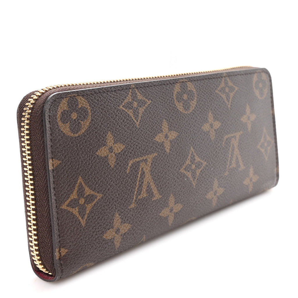 Monogram Clemence Wallet Fuchsia