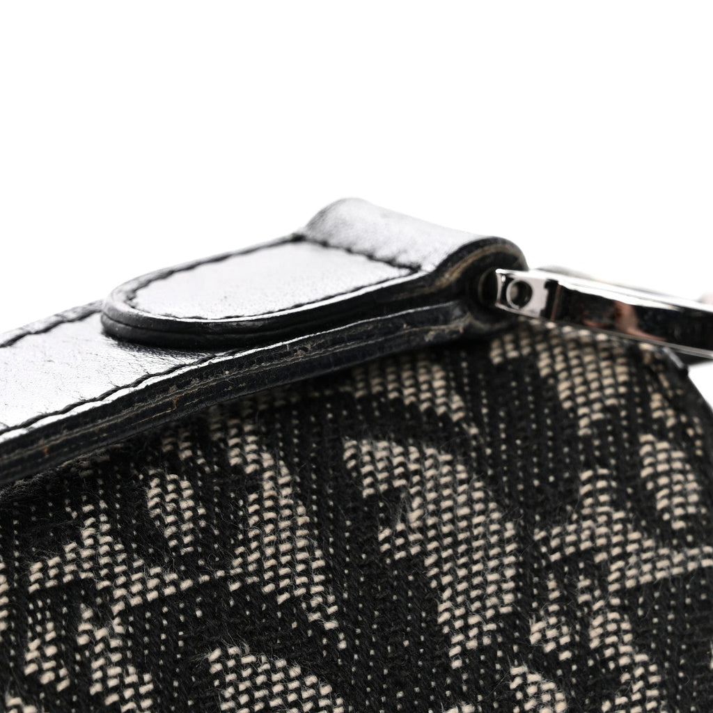 Monogram Saddle Bag Black