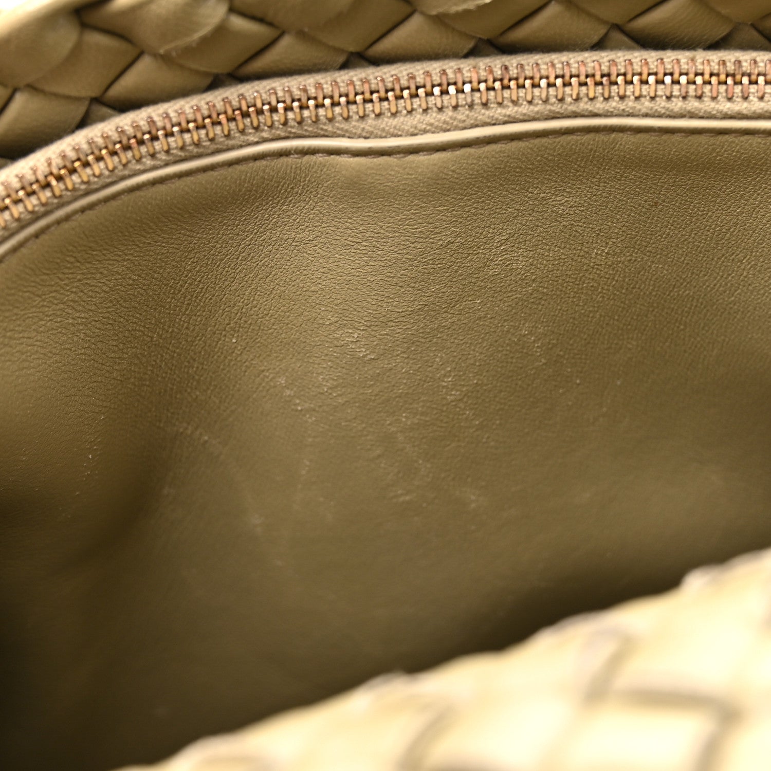 Nappa Intrecciato Small Cobble Shoulder Bag Camel