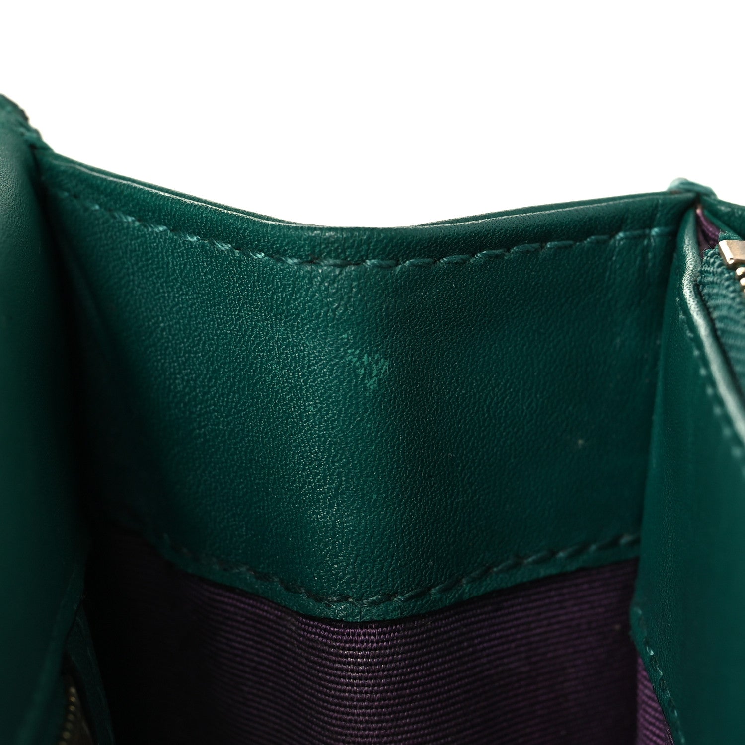 Calfskin Serpenti Forever Medium Shoulder Bag Emerald Green