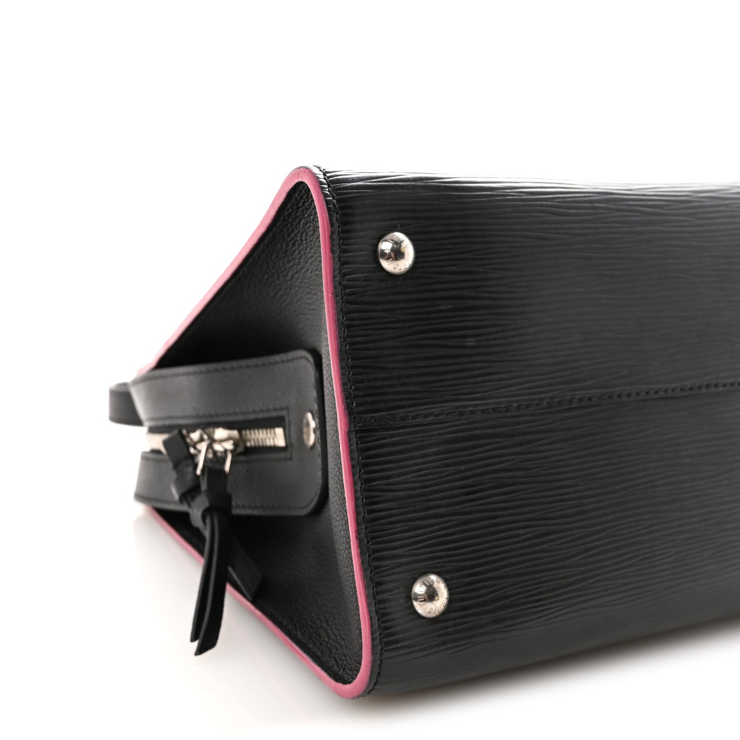 Epi Vaneau GM Black Hot Pink