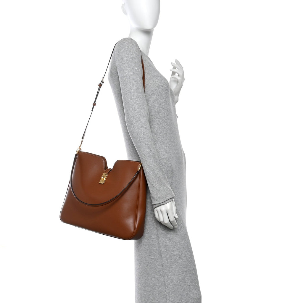 Smooth Calfskin Medium Camille 16 Soft Bag Tan