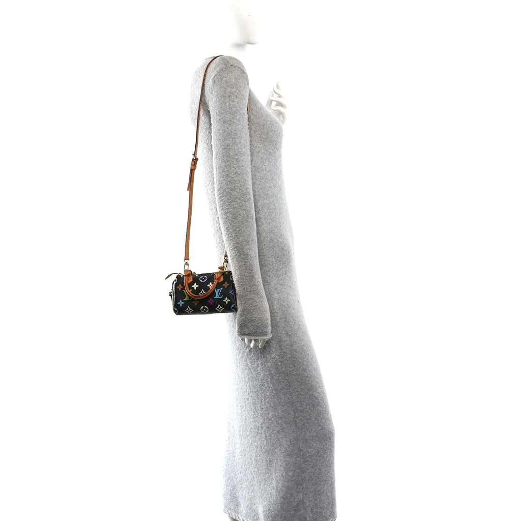 Monogram Multicolor Mini Sac HL Speedy Black