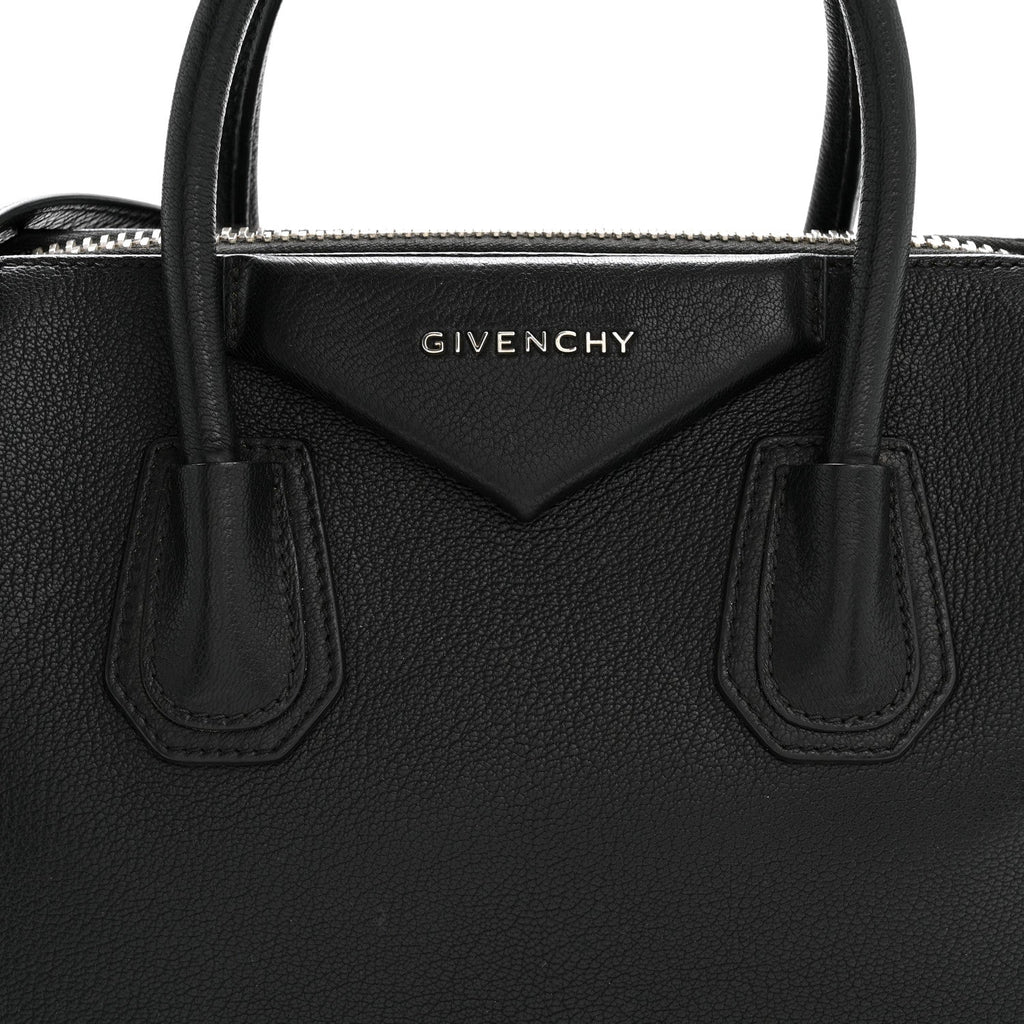 Sugar Goatskin Small Antigona Black