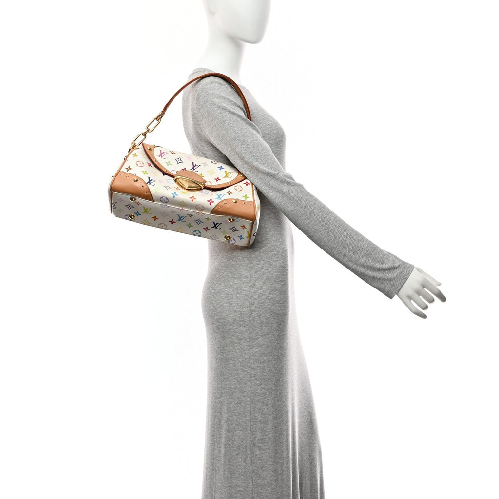 Monogram Multicolor Beverly MM White