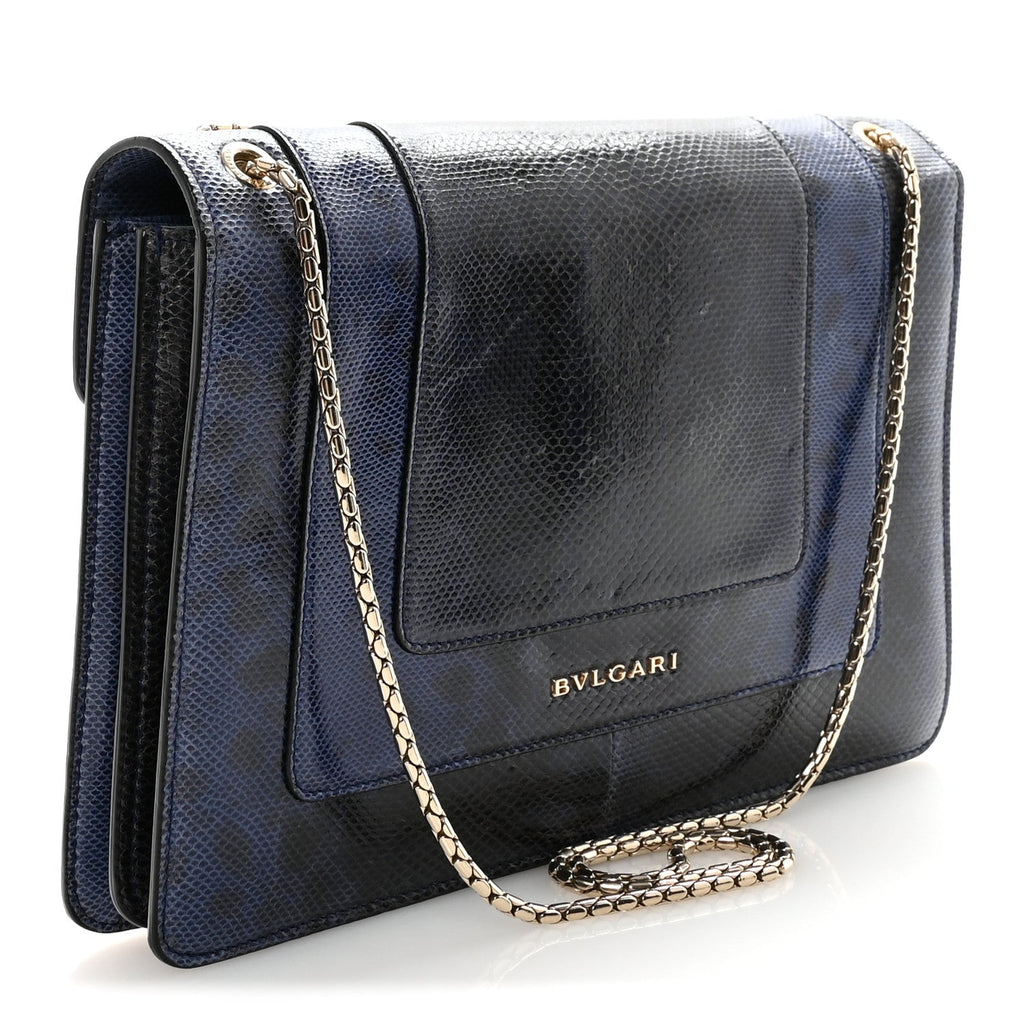 Karung Serpenti Forever Crossbody Dark Blue