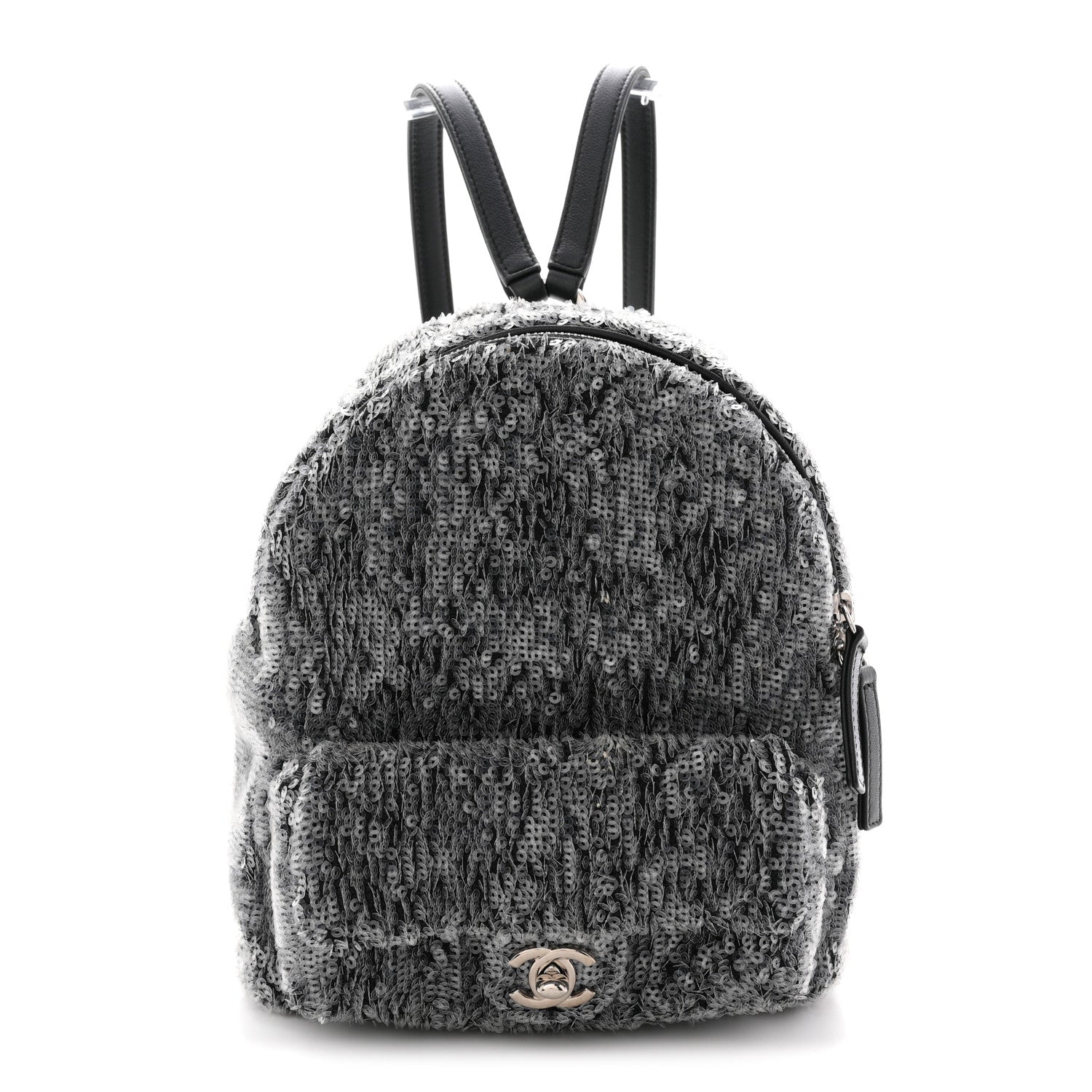 Sequin Waterfall Backpack Grey