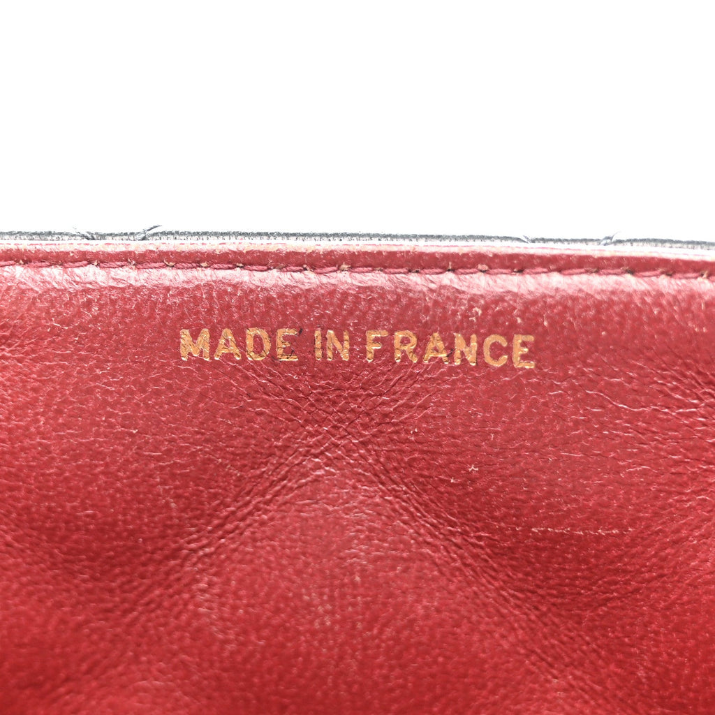Lambskin Quilted Medium Single Flap Black