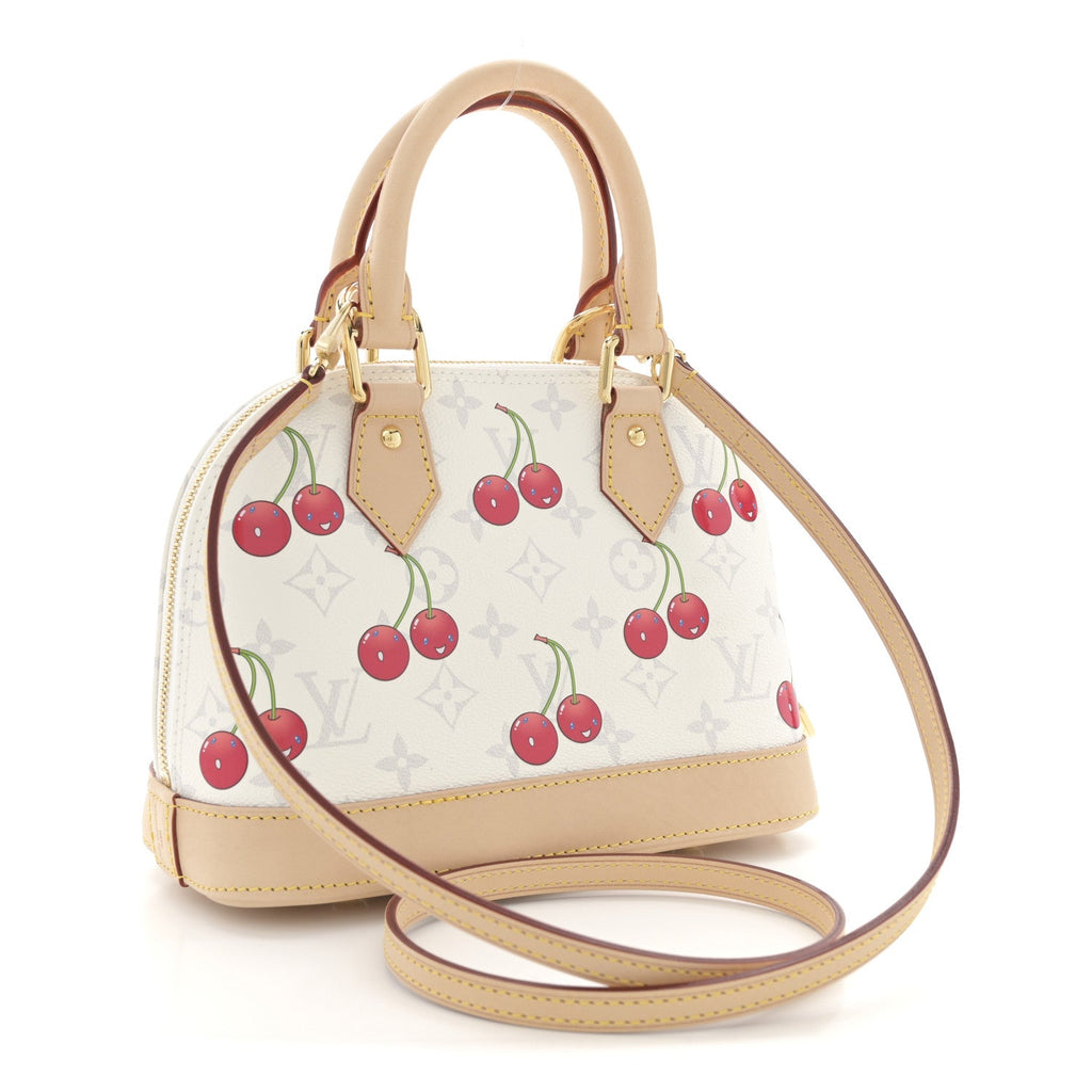 LV X TM Monogram Cerises Alma BB White