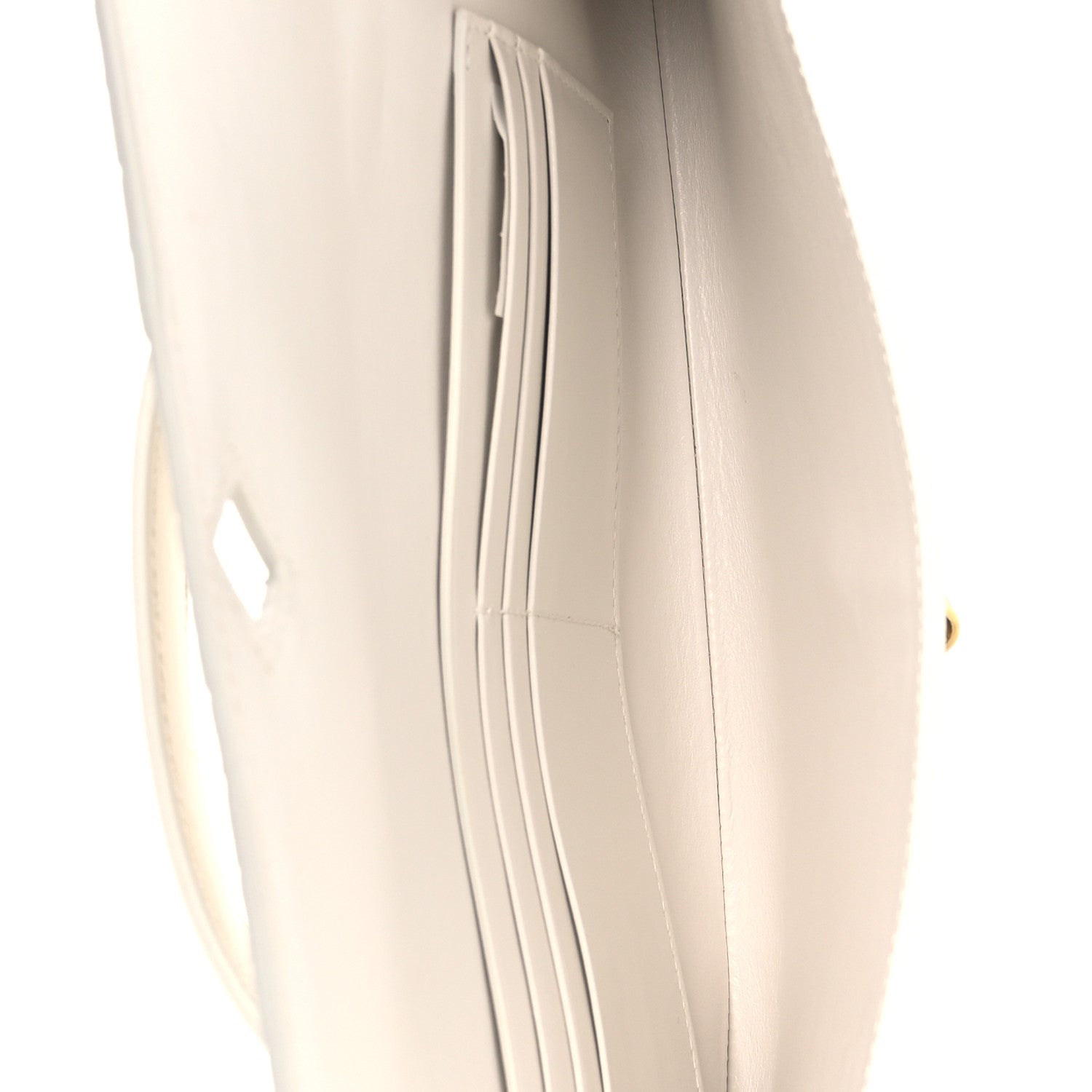 Nappa Intrecciato Long Andiamo Top Handle Clutch Sea Salt