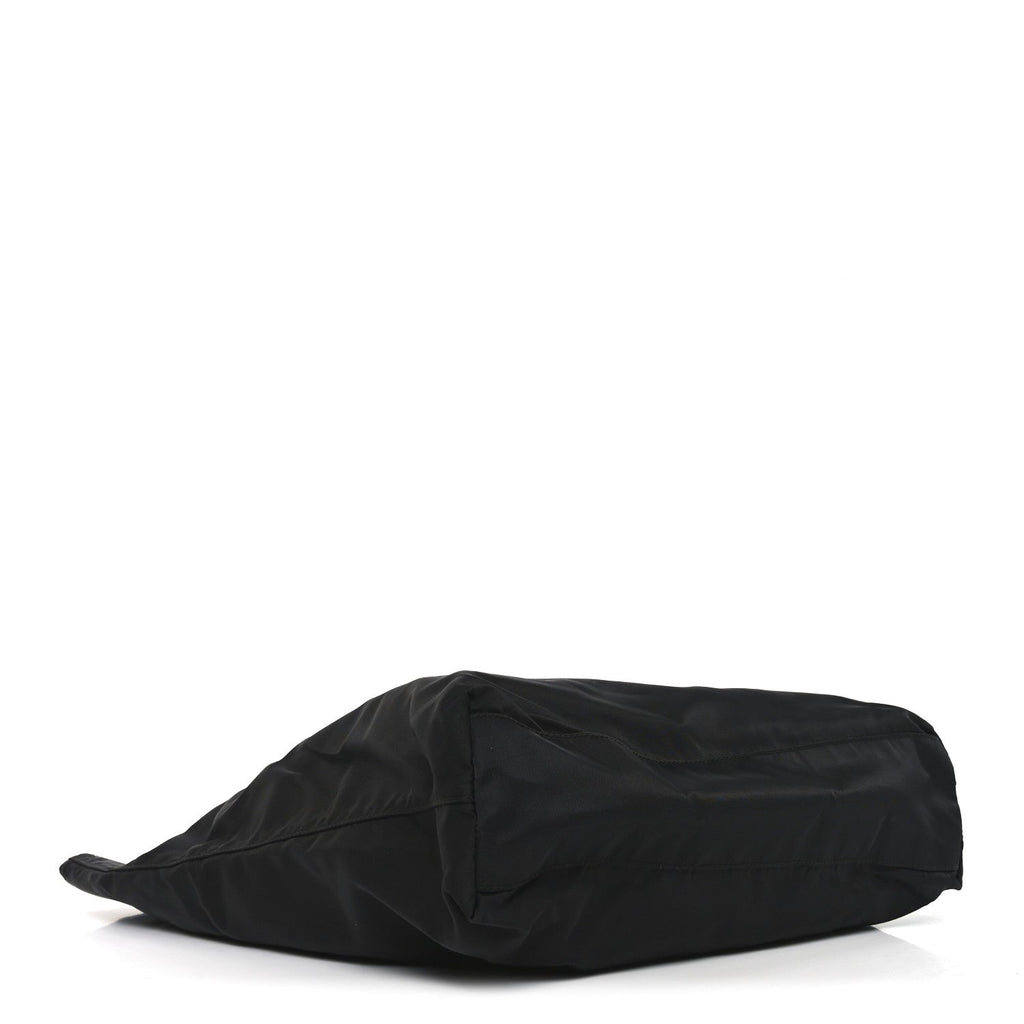 Tessuto Nylon Shopping Tote Black