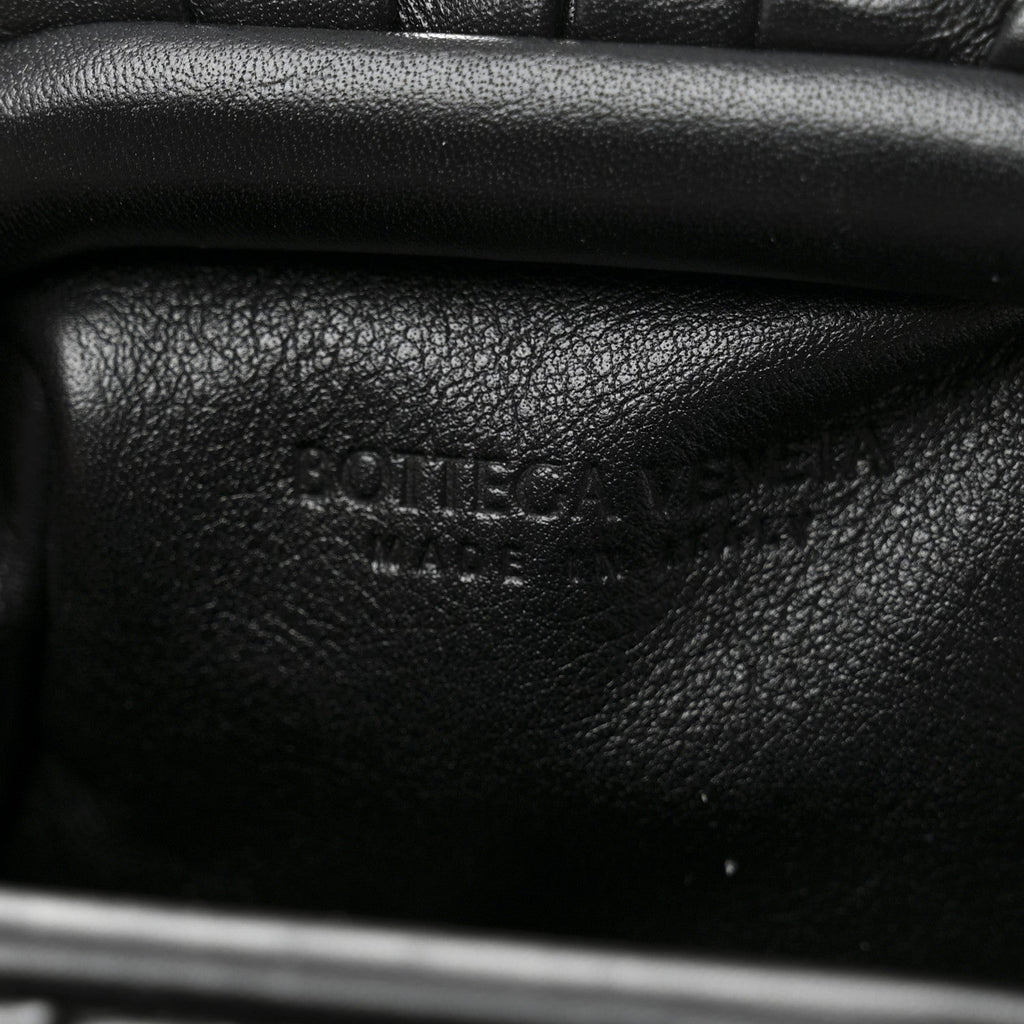 Butter Calfskin Coin Purse Black