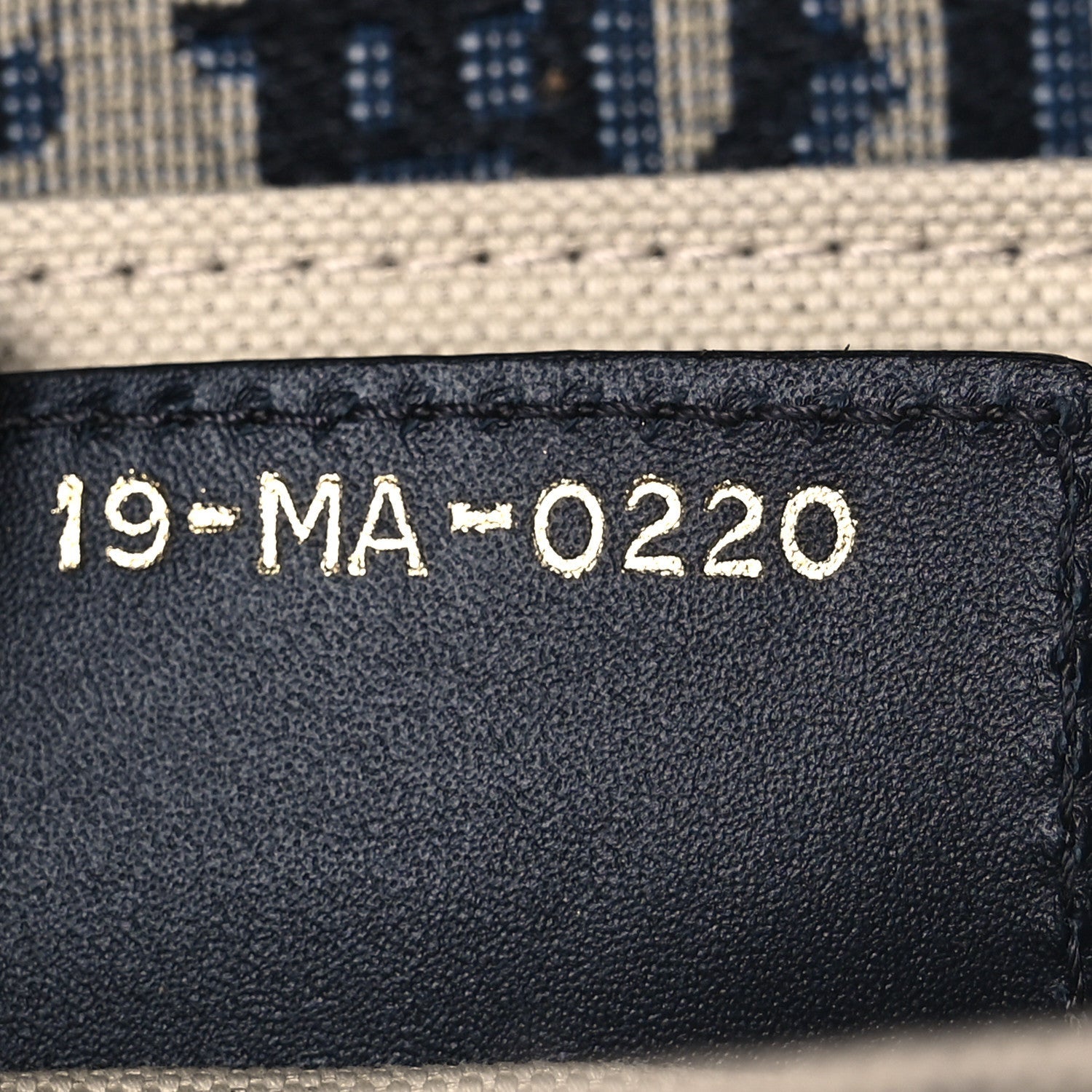 Oblique Saddle Bag Blue