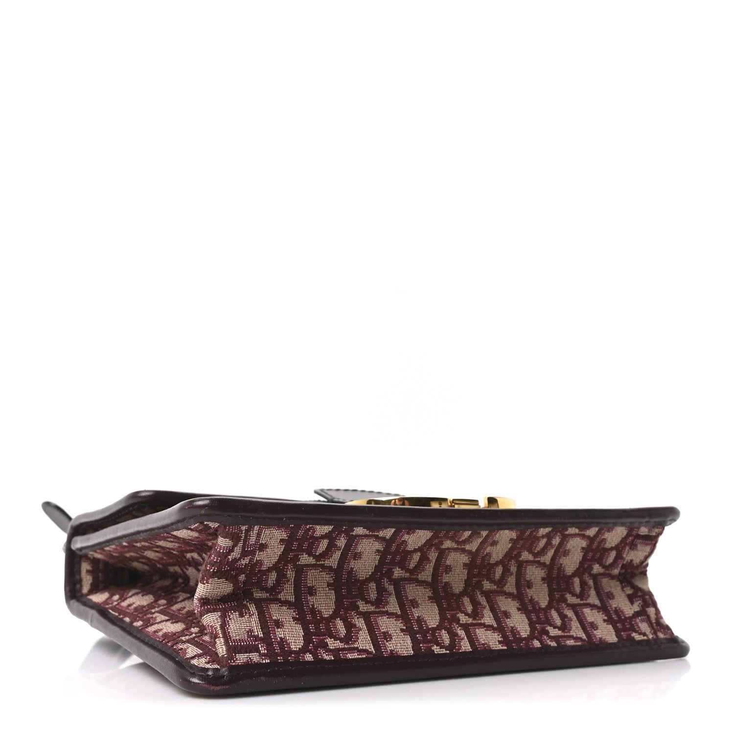 Oblique 30 Montaigne Flap Bag Burgundy