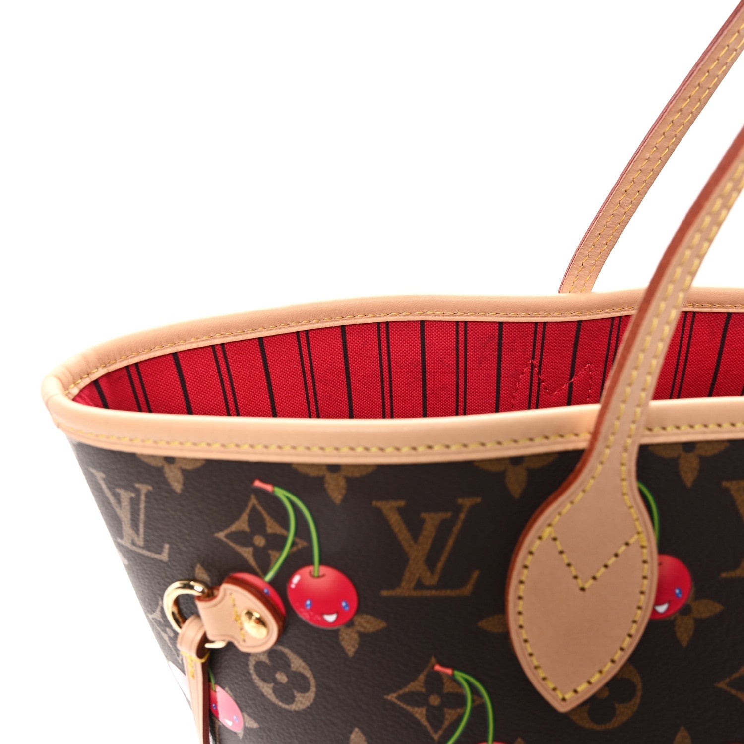 LV X TM Monogram Cerises Neverfull MM