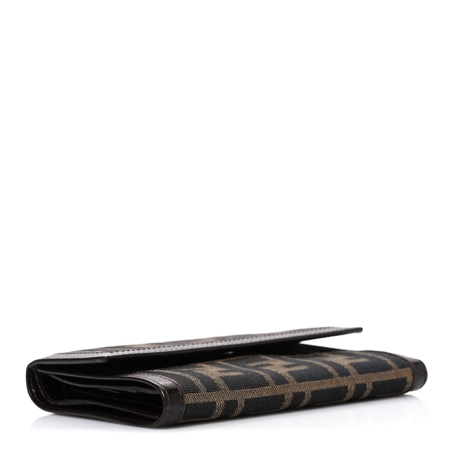 Zucca Compact Long Wallet Tobacco