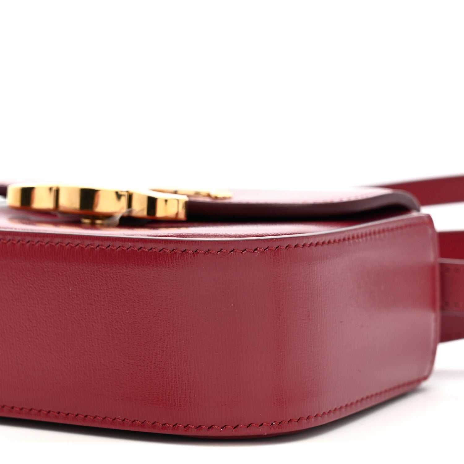 Shiny Calfskin Mini Triomphe Carmin