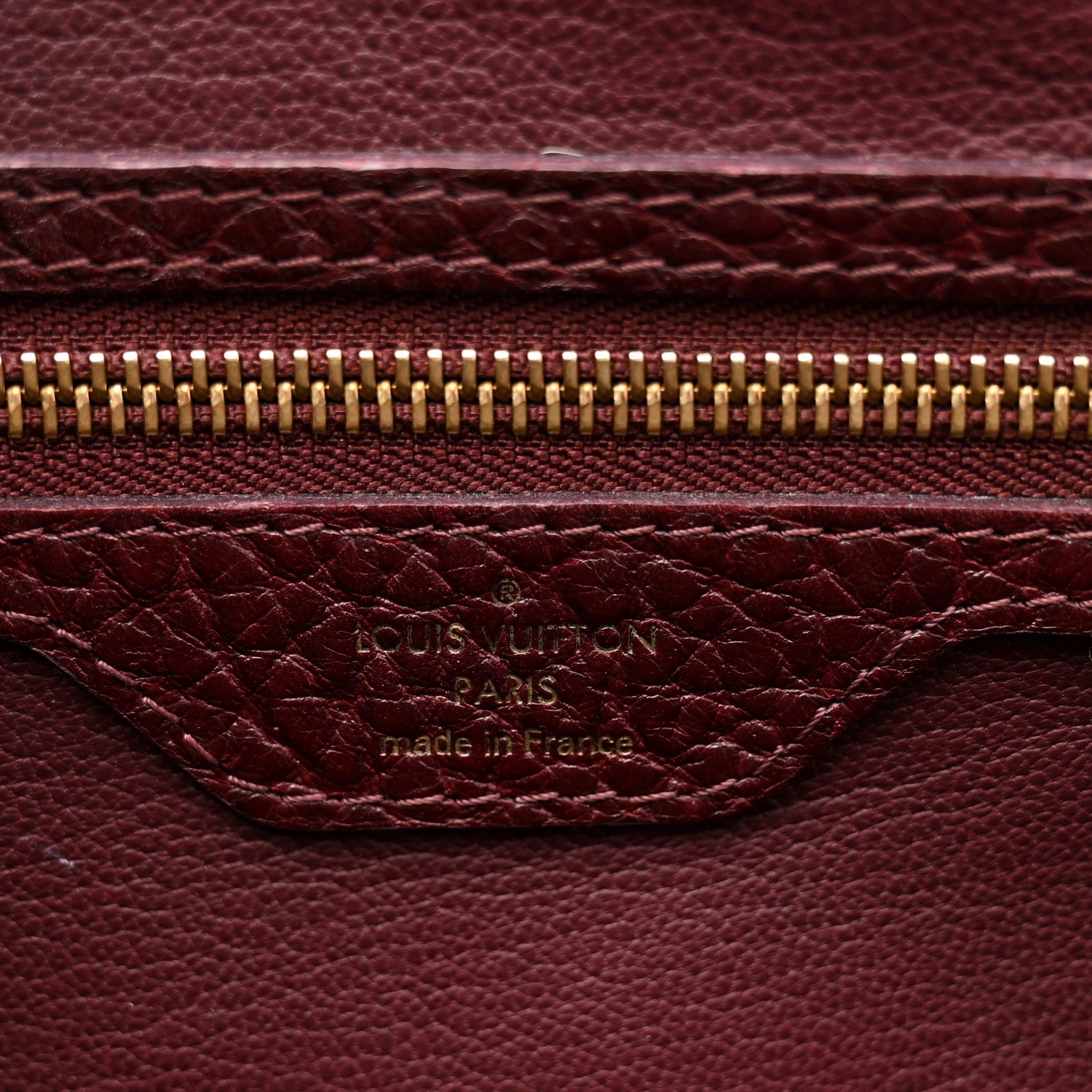 Ostrich Lizard Majestueux Tote MM Bordeaux