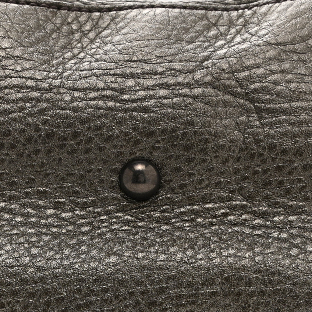 Metallic Cellarius Calfskin Small Soho Top Handle Satchel Sasso