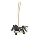 Milo Lambskin Grigri Rodeo Robeo 24 Bag Charm PM Vert Mangrove Black Craie