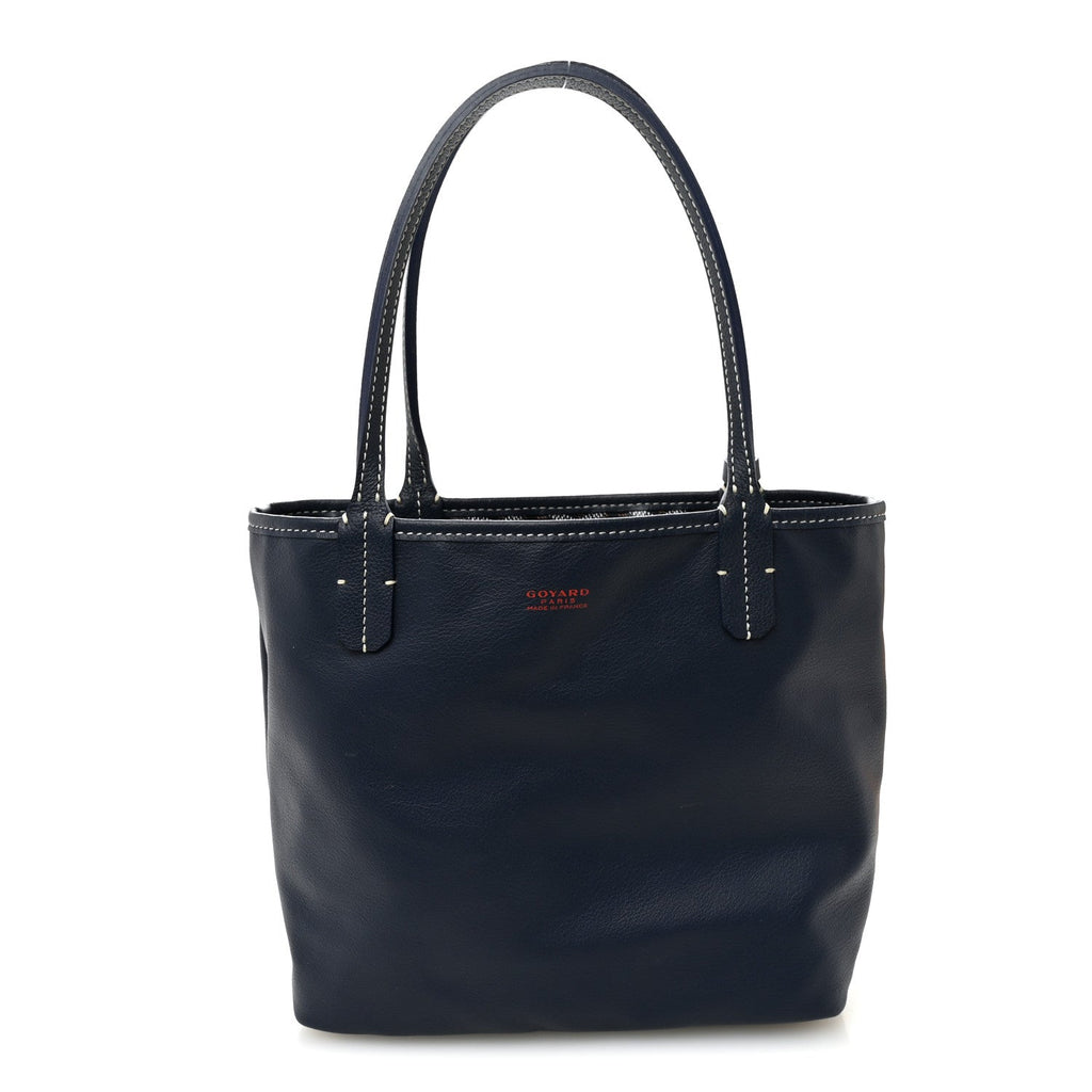 Goyardine Reversible Mini Anjou Navy