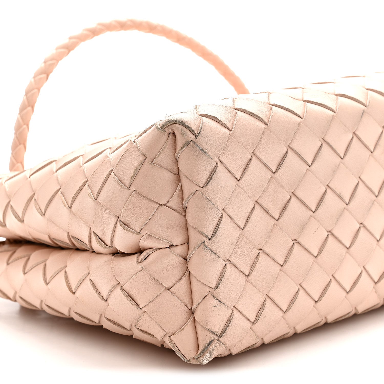 Nappa Intrecciato Small Andiamo Shoulder Bag Lotus