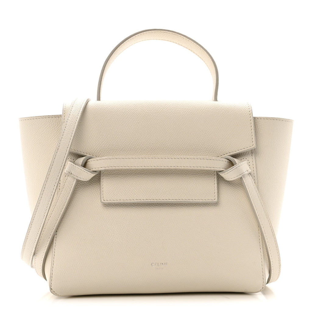 Grained Calfskin Nano Belt Bag Linen