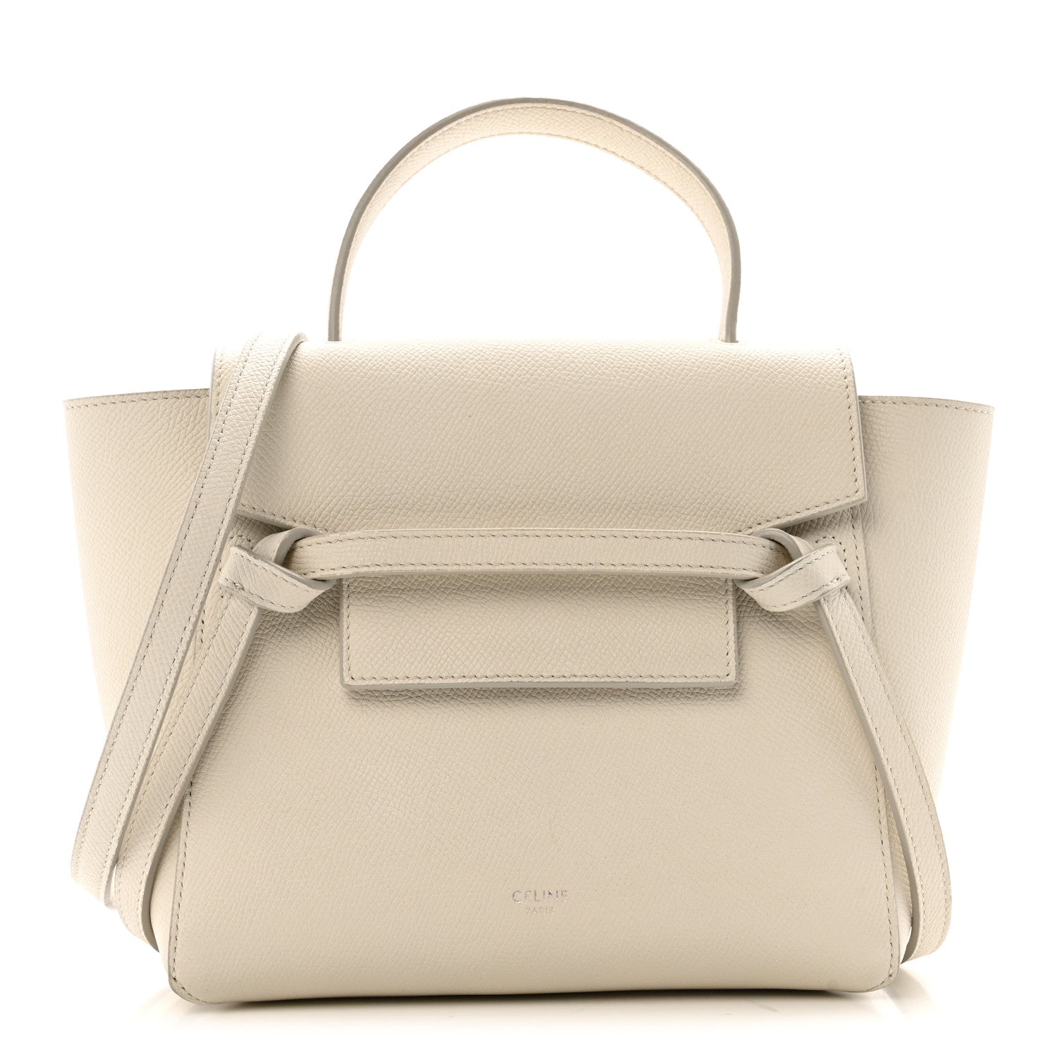Grained Calfskin Nano Belt Bag Linen