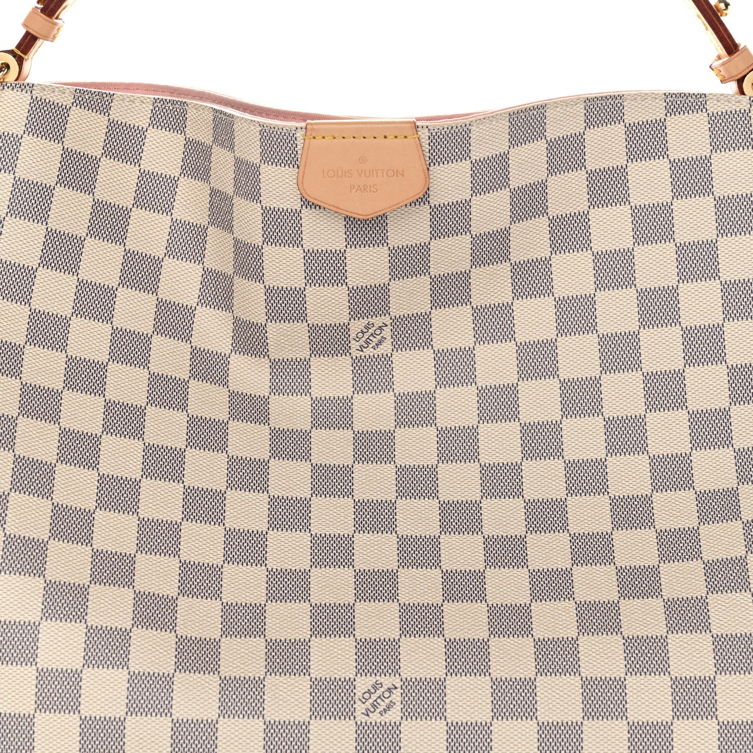 Damier Azur Graceful MM Rose Ballerine