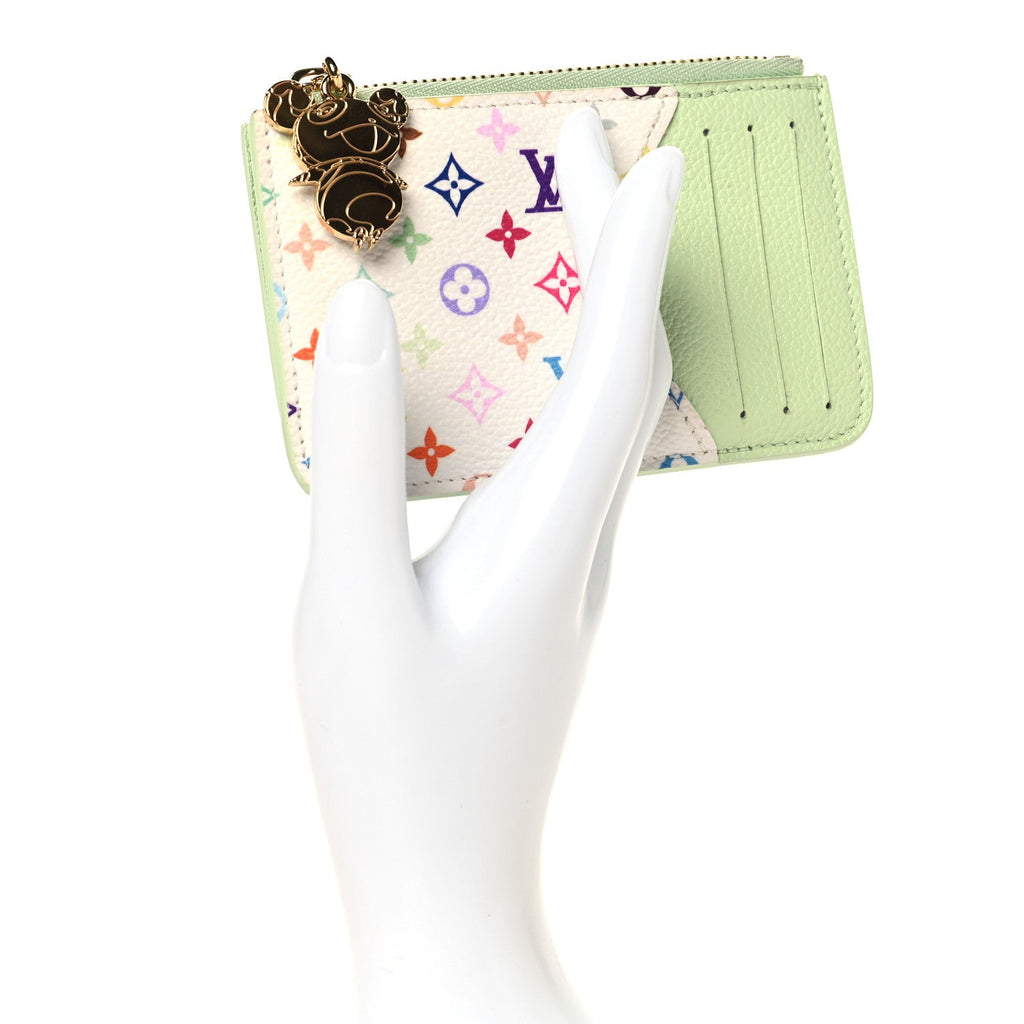 LV X TM Monogram Romy  Holder Green Tea