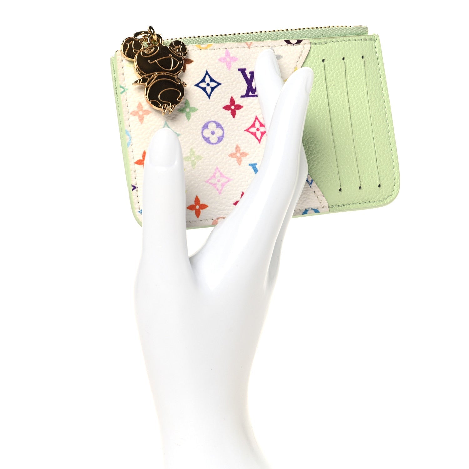 LV X TM Monogram Romy  Holder Green Tea