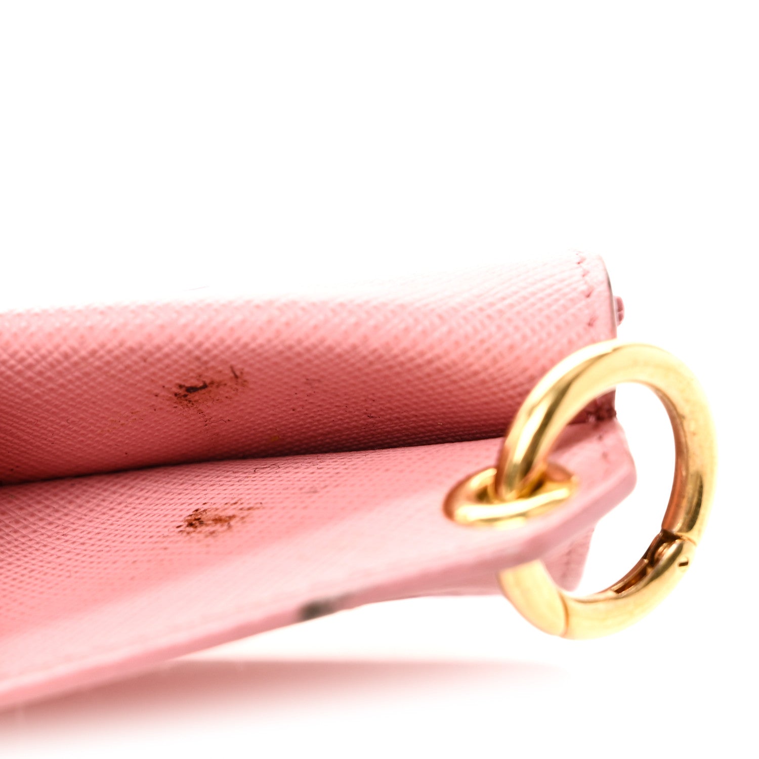 Saffiano Key Ring  Holder Wallet Petalo