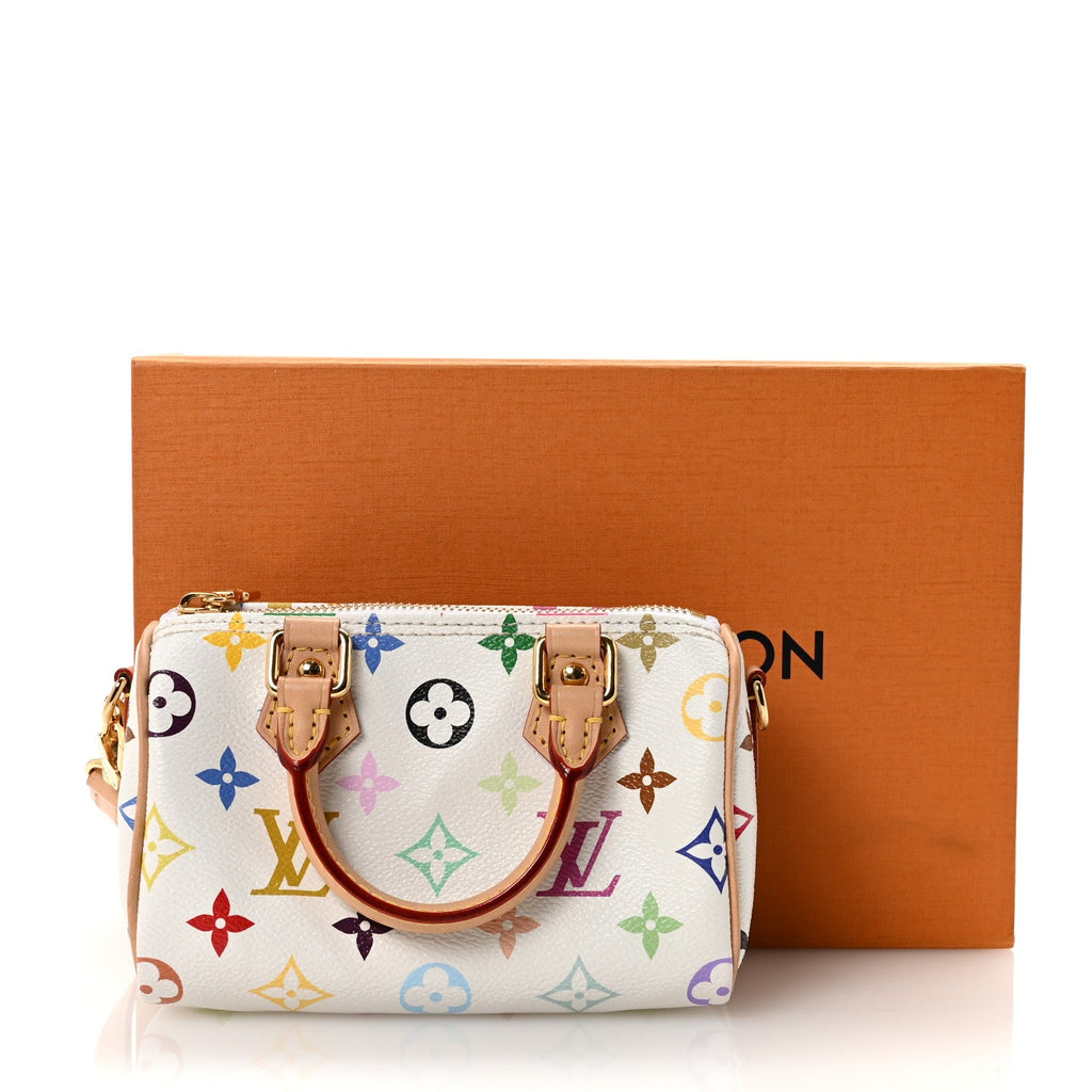 LV X TM Monogram Multicolor Nano Speedy White