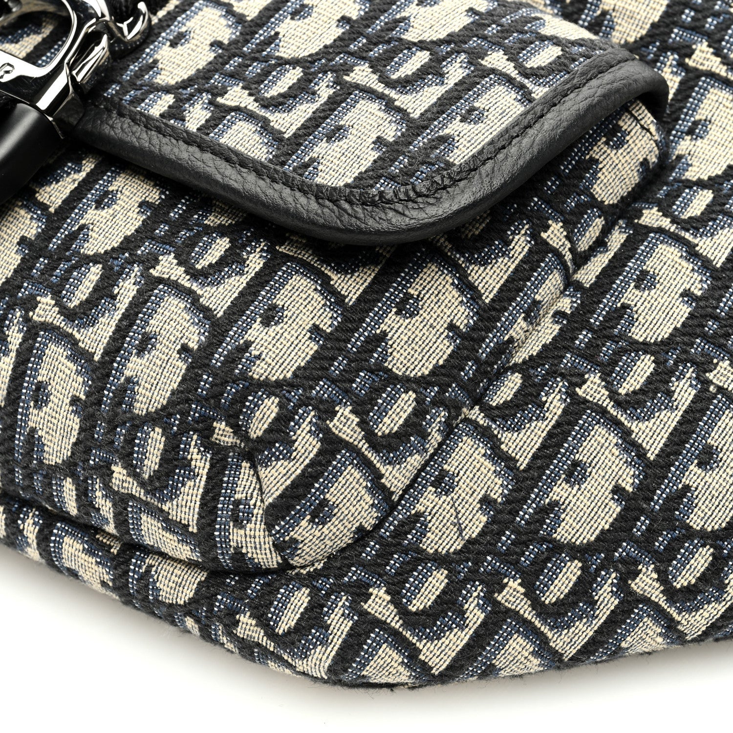 Oblique Dior 8 Belt Bag Beige Black