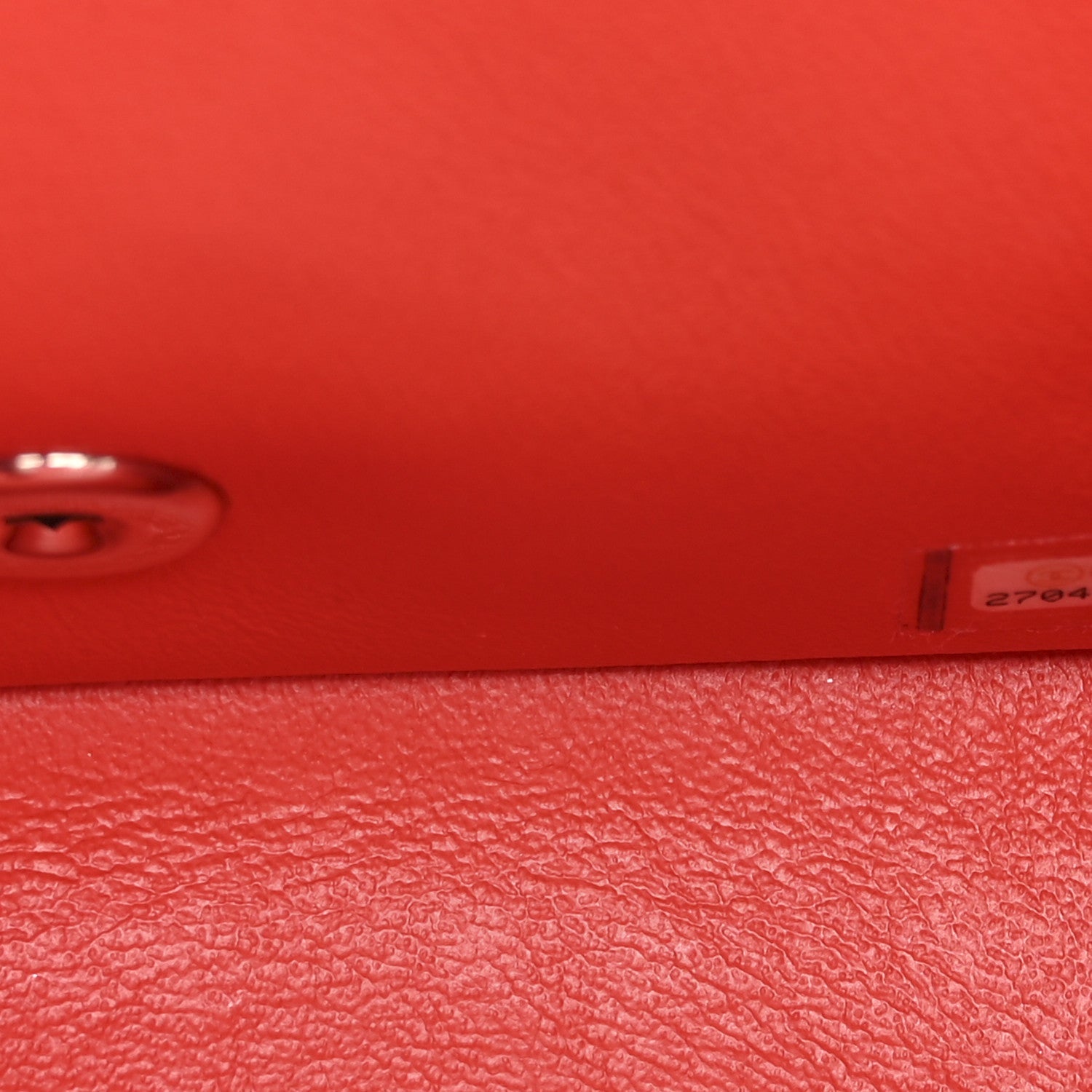 Lambskin Quilted Mini Square Flap Red