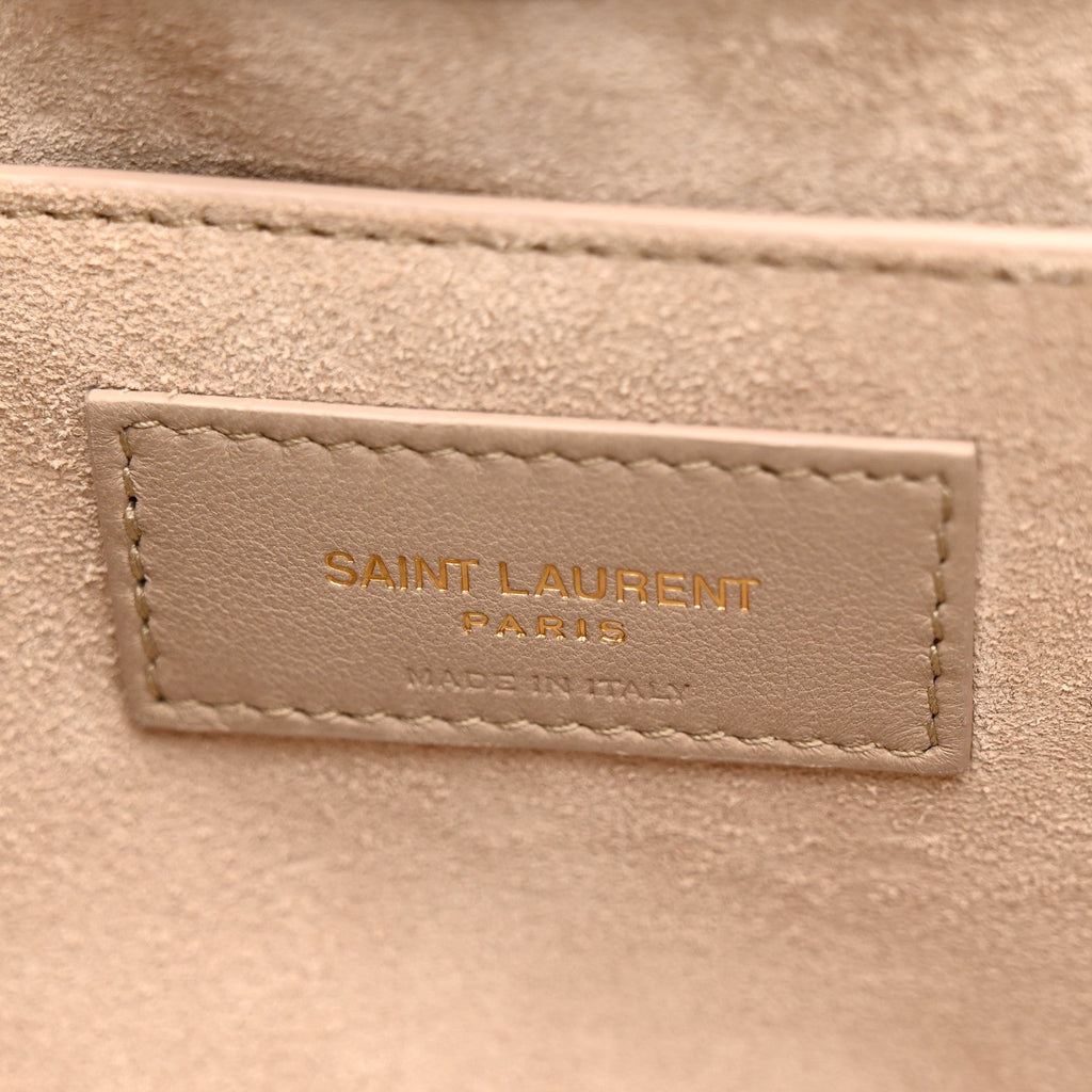 Lambskin Quilted Le 57 Diamond Shoulder Bag Crema Soft