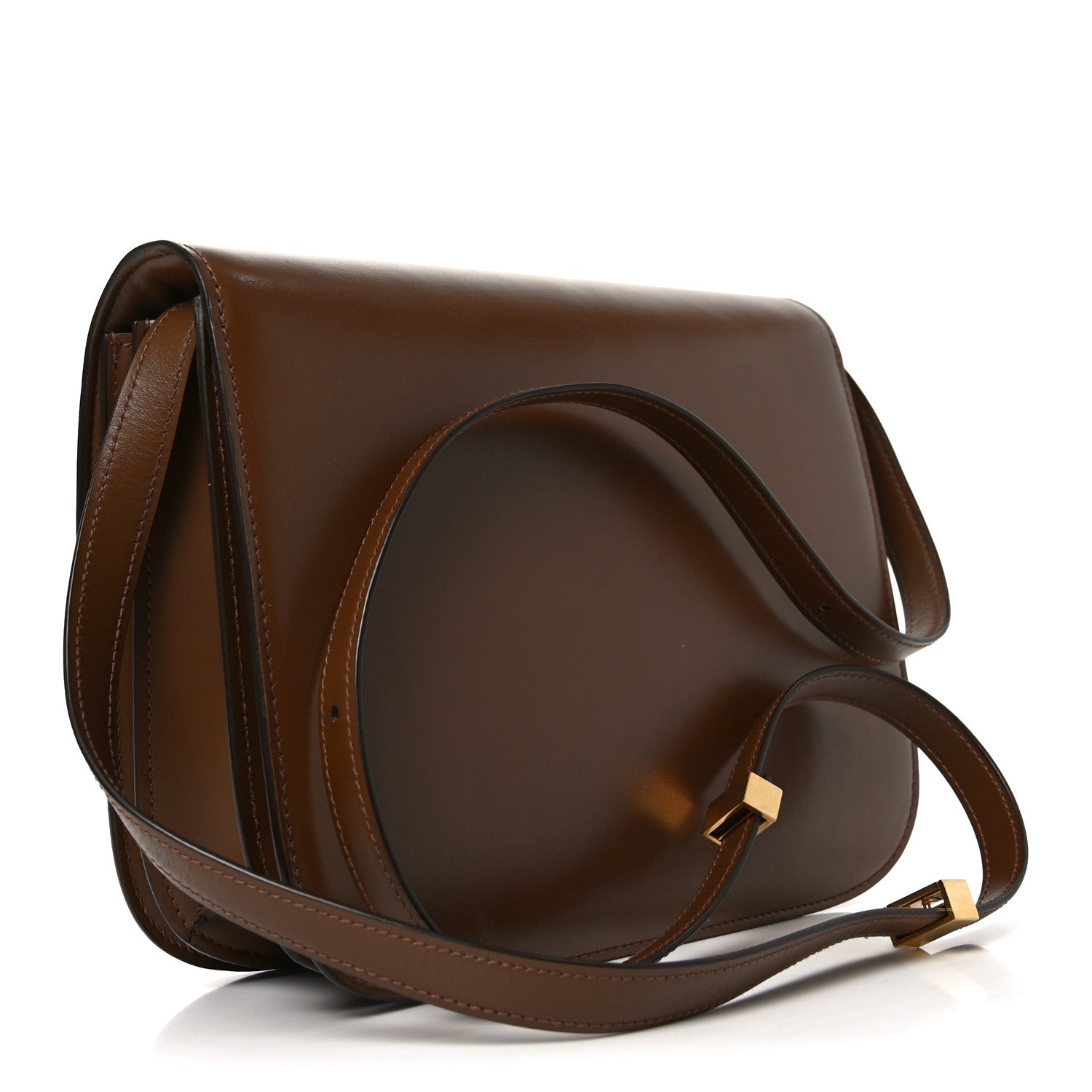 Box Calfskin Medium Classic Box Flap Bag Camel