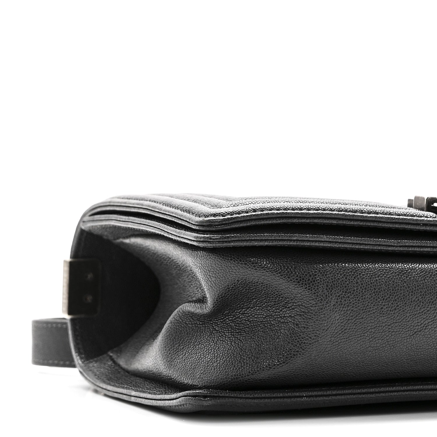 Caviar Quilted Medium Boy Flap Charcoal