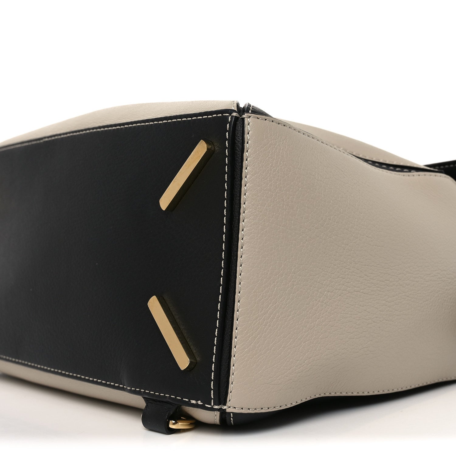 Grained Calfskin Medium Puzzle Bag Amber Light Oat