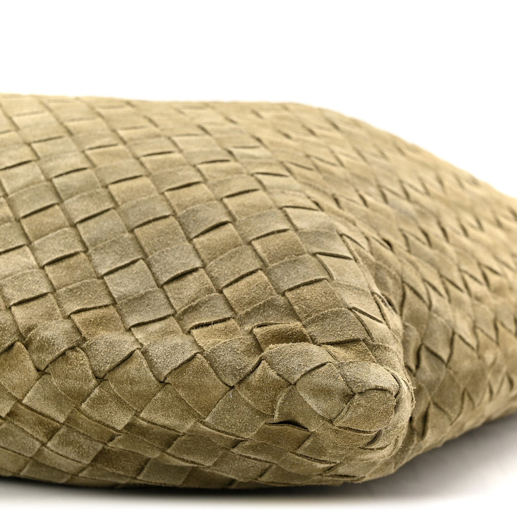 Suede Intrecciato Large Hop Mud