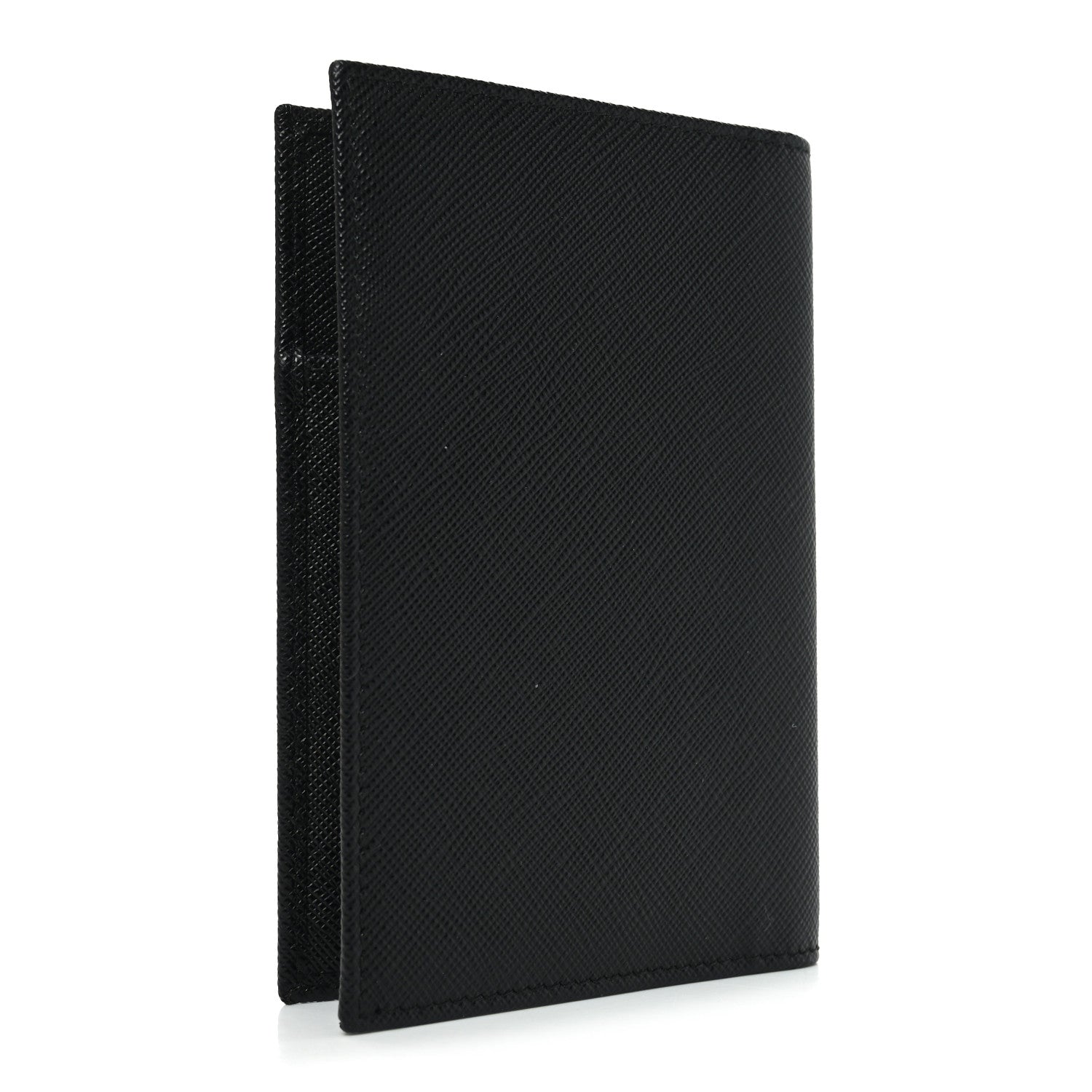 Saffiano Passport Holder Black